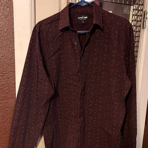 Large Men Dress Floral Shirt